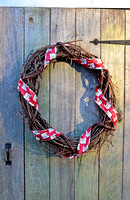 Late afternoon wreath, home